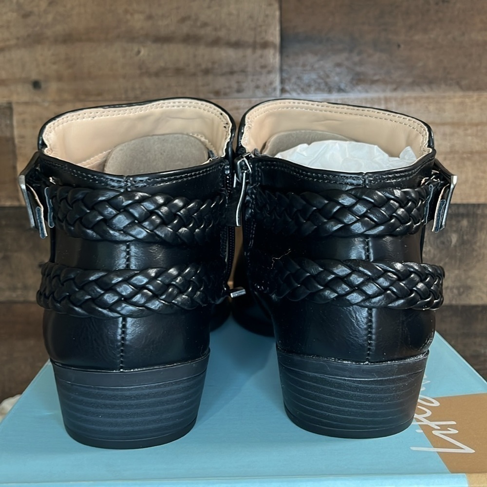 LifeStride Women's Adriana Ankle Black Bootie Boot Women’s Size 8.5 Wide - Picture 5 of 11